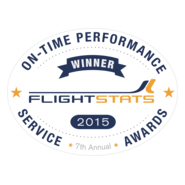 FlightStats On-time Performance Service Awards Logo PNG Vector
