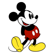 Mickey 3ra Generación Logo PNG Vector