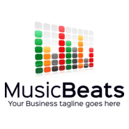 music beats Logo PNG Vector