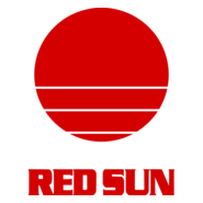 Red Sun Logo PNG Vector