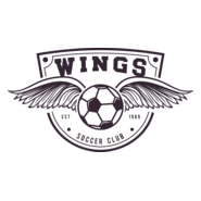 Soccer Wings Logo PNG Vector