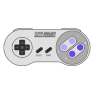 Super Nintendo Controle Logo PNG Vector