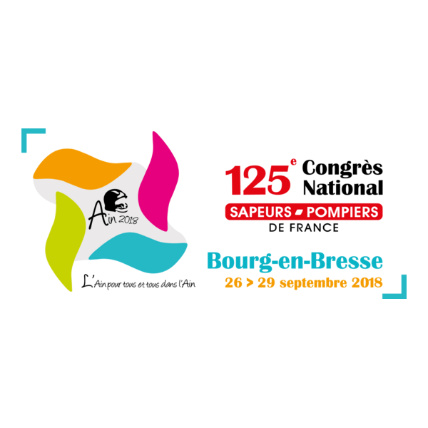 125e Congrès National Sapeurs Pompiers Logo PNG Vector