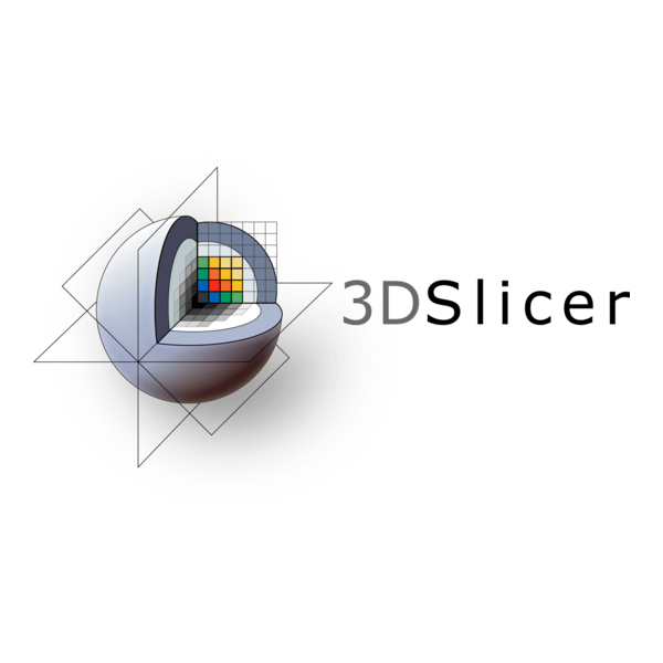 3D Slicer Horizontal Logo PNG Vector