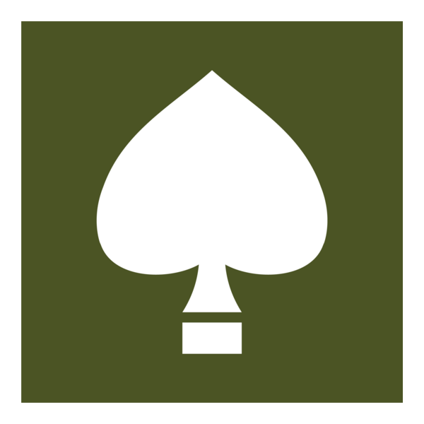 506th / 101st Airborne Helmet Spade Logo PNG Vector