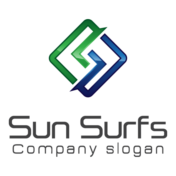 Abstract and modern letter s Logo PNG Vector