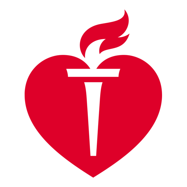 American Heart Association heart Logo PNG Vector