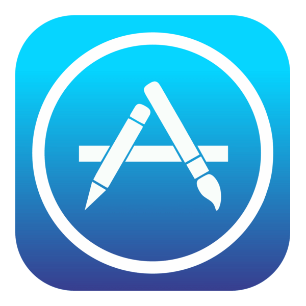 Apple App Store Logo PNG Vector