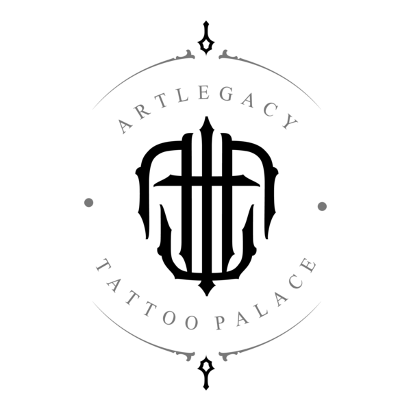 Art Legacy Tattoo Palace Logo PNG Vector