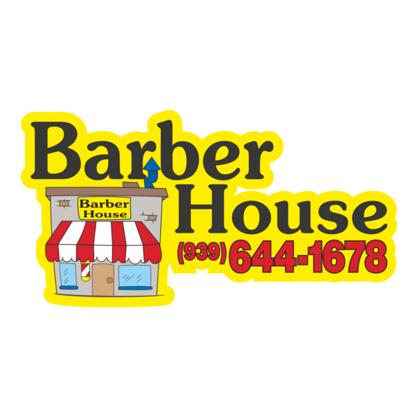 Barber House Logo PNG Vector