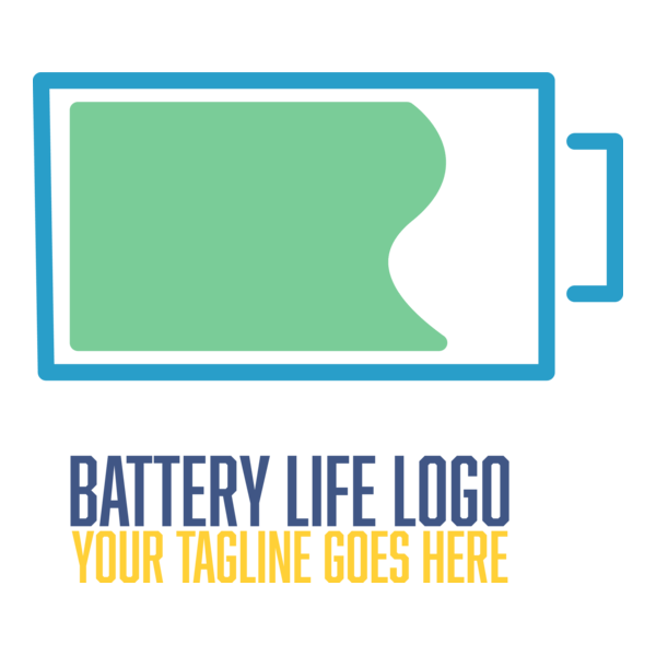 Battery life Logo PNG Vector