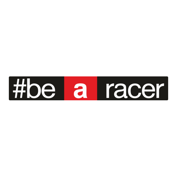 Be a Racer Logo PNG Vector