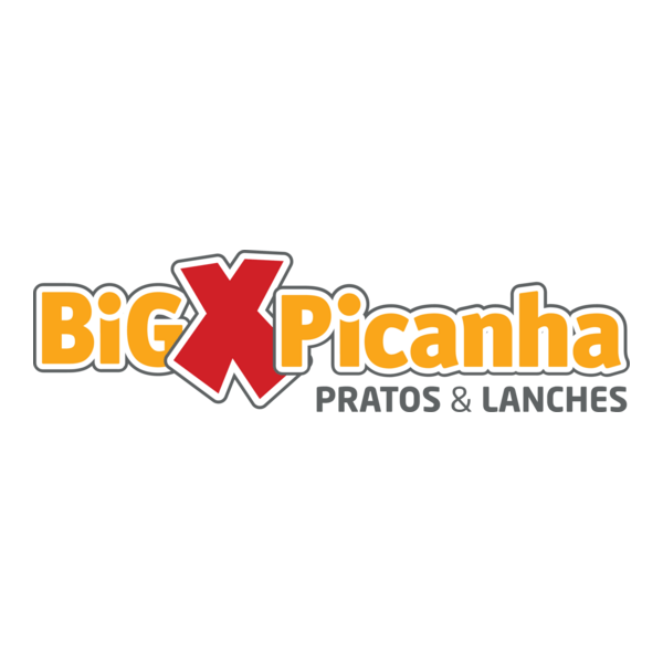 Big X Picanha Logo PNG Vector