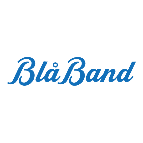 Blå Band Logo PNG Vector