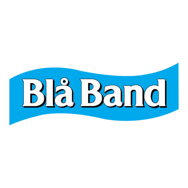Blå Band Logo PNG Vector