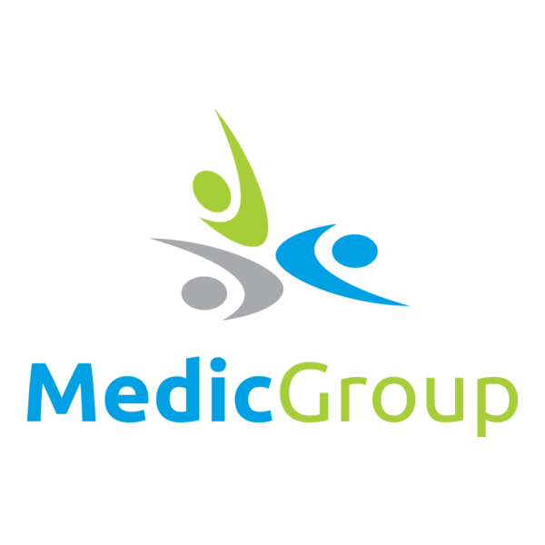 Blue and green medical Logo PNG Vector