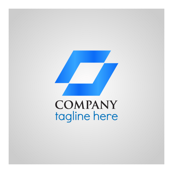 Blue Shape Logo PNG Vector