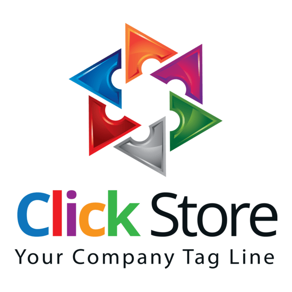 colorful bright star Logo PNG Vector