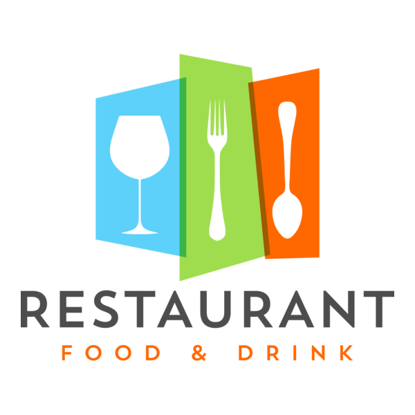 Colorful restaurant Logo PNG Vector