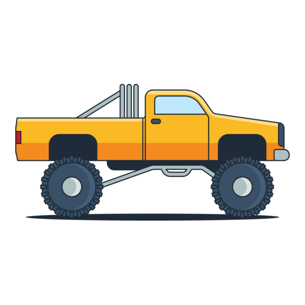 Coloured car Logo PNG Vector