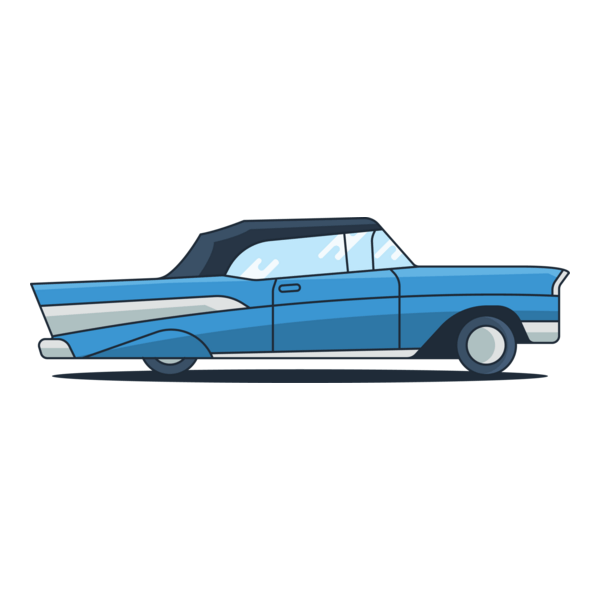 Coloured car Logo PNG Vector