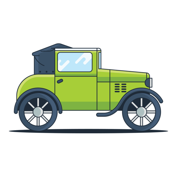 Coloured car Logo PNG Vector