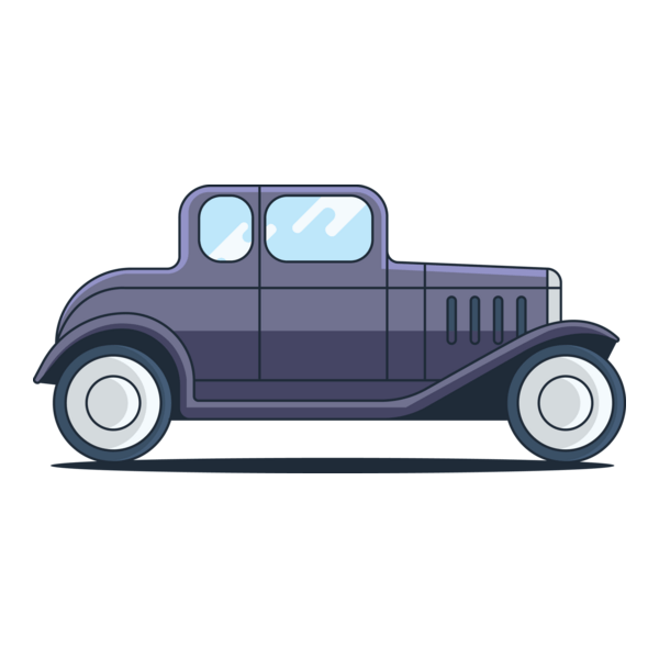 Coloured car Logo PNG Vector