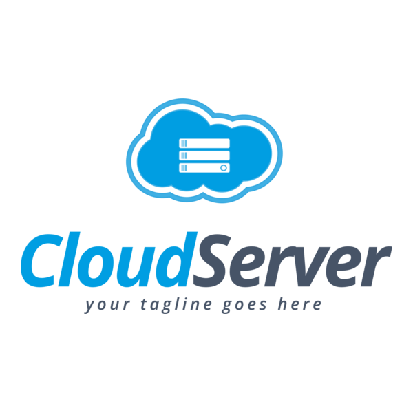 Coloured Cloud Server Logo PNG Vector