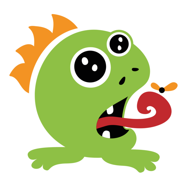CUTE LITTLE MONSTER Logo PNG Vector