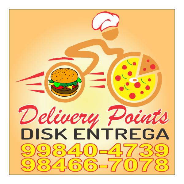 Delivery Points Pizzaria e Hamburgueria Logo PNG Vector