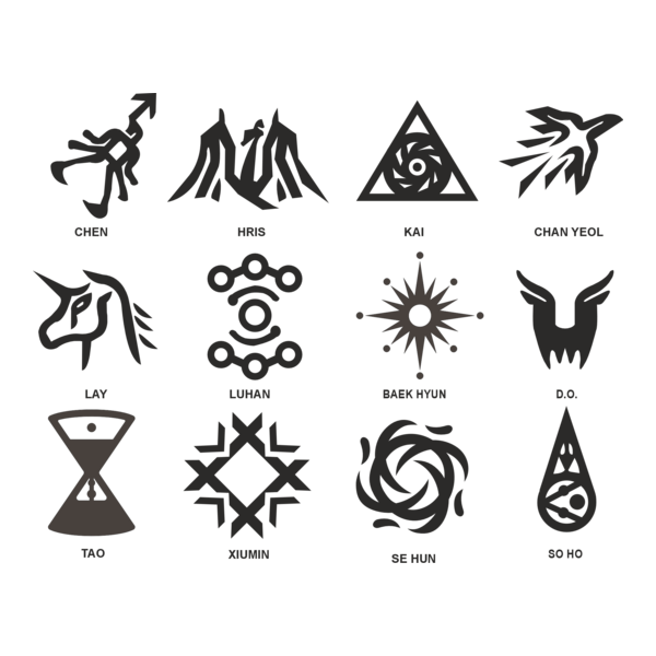 EXO FROM PLANET ICON Logo PNG Vector