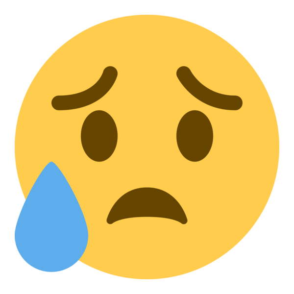 Facebook Cry Emoji Logo PNG Vector