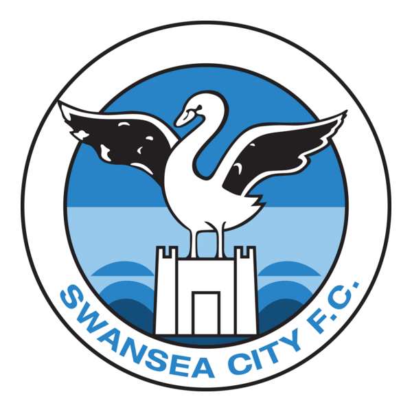 FC Swansea City Logo PNG Vector