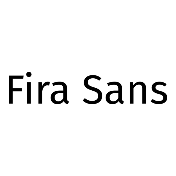 Fira Sans Logo PNG Vector