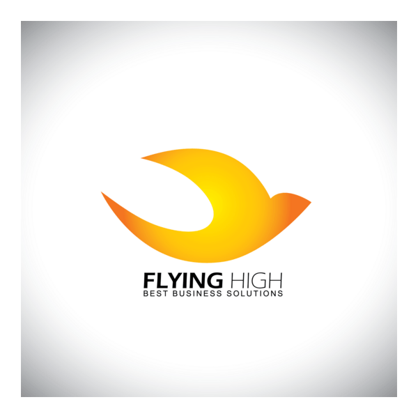 Flying abstract bird Logo PNG Vector