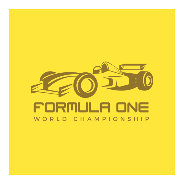 Formula 1 Racing car Logo PNG Vector