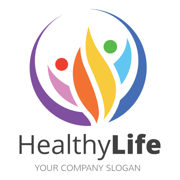 healthy lifestyle Logo PNG Vector