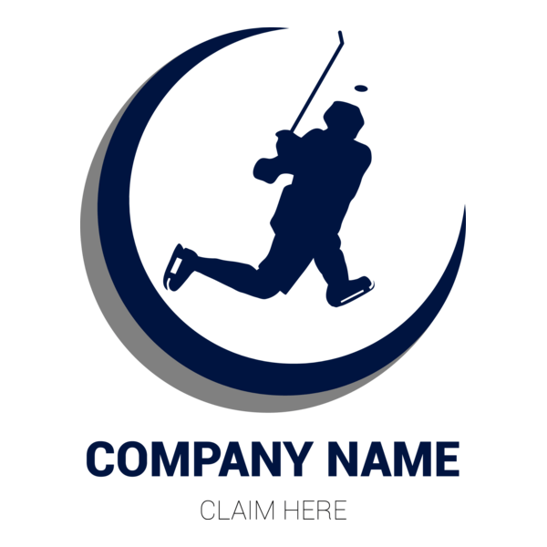 Hockey player Logo PNG Vector
