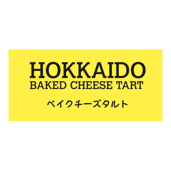 Hokkaido baked cheese tart Logo PNG Vector