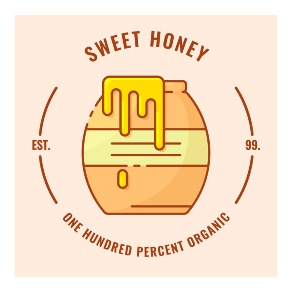 Honey Logo PNG Vector