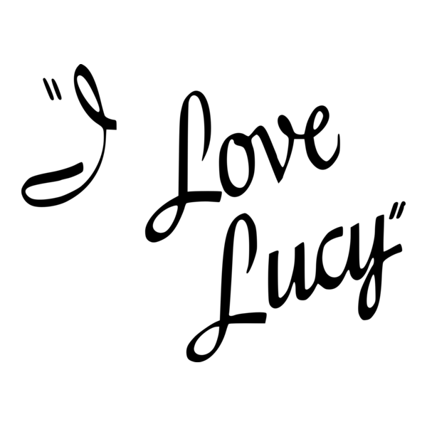 I Love Lucy title screen Logo PNG Vector