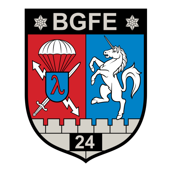 Insignia Hungary Army Regiment 24th BGFE Logo PNG Vector