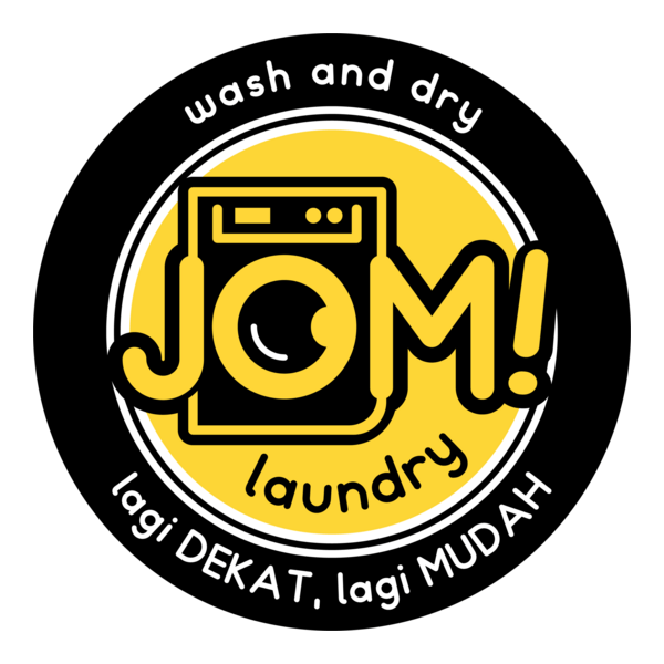 Jom Laundry Logo PNG Vector