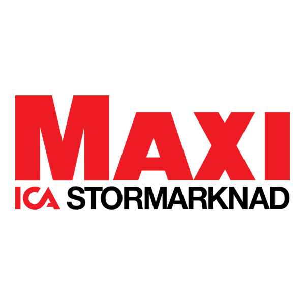 Maxi Ica Stormarknad Logo PNG Vector