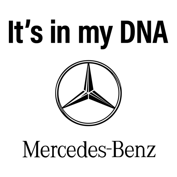 Mercedes Benz Its in my DNA Logo PNG Vector