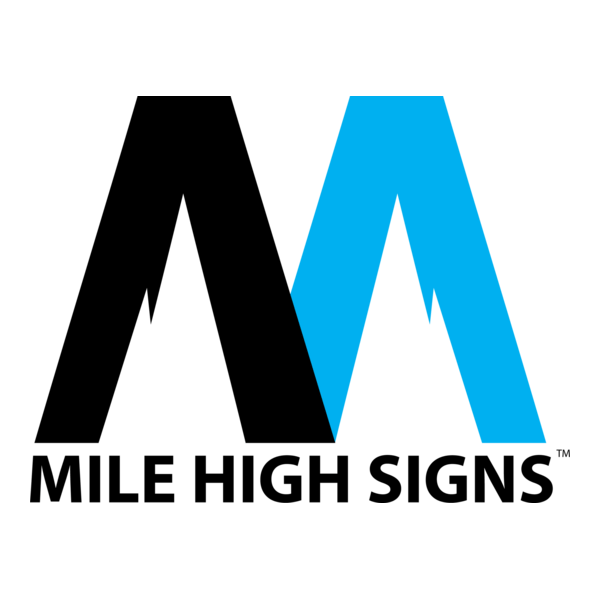 Mile High Signs Logo PNG Vector