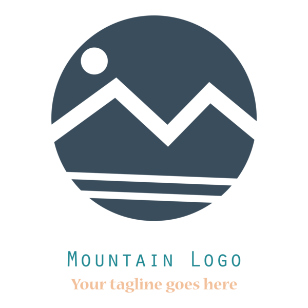 montañas Logo PNG Vector