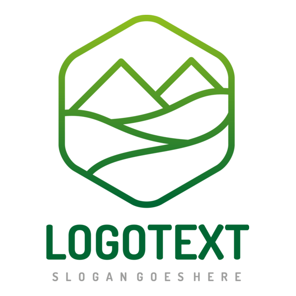 Mountain nature Logo PNG Vector