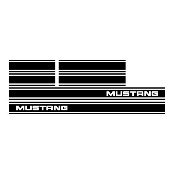 mustang stripe Logo PNG Vector