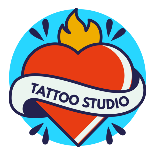 Pack of tattoo studio Logo PNG Vector
